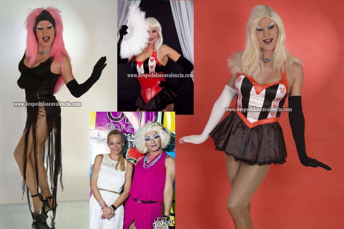 Show de drag queen para despedidas y cumpleaños