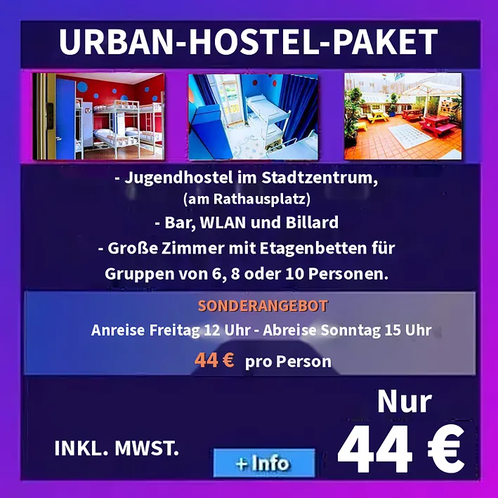 Hostel in der Innenstadt von Valencia für Gruppen