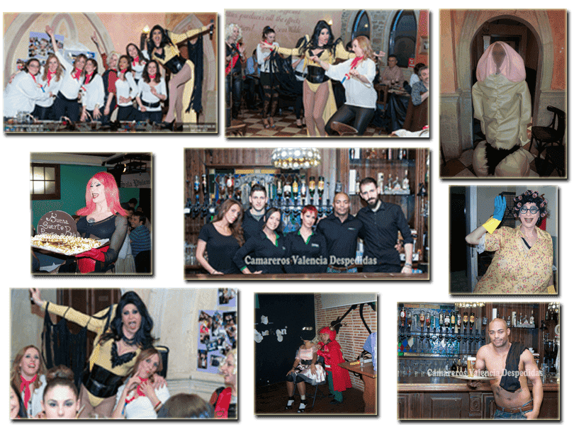 Friends raising a toast during a Stag and Hen dinner show