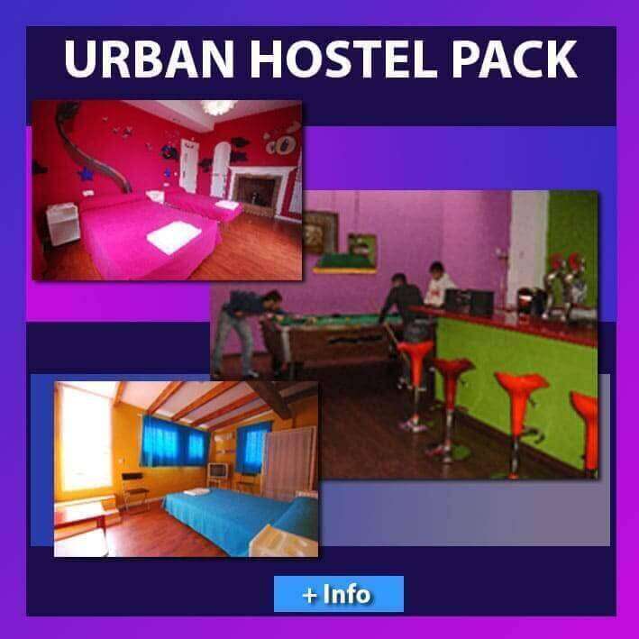Modern hostel in Valencia for groups with large social areas and central location
