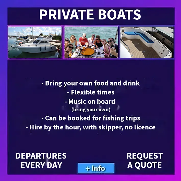Private boat rental in Valencia with skipper for group celebrations