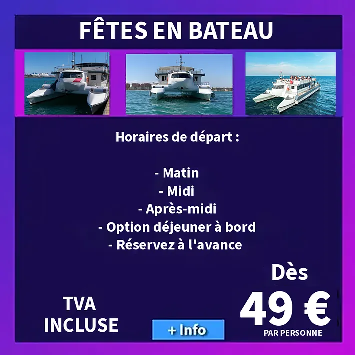 Fête en bateau avec ambiance de groupe