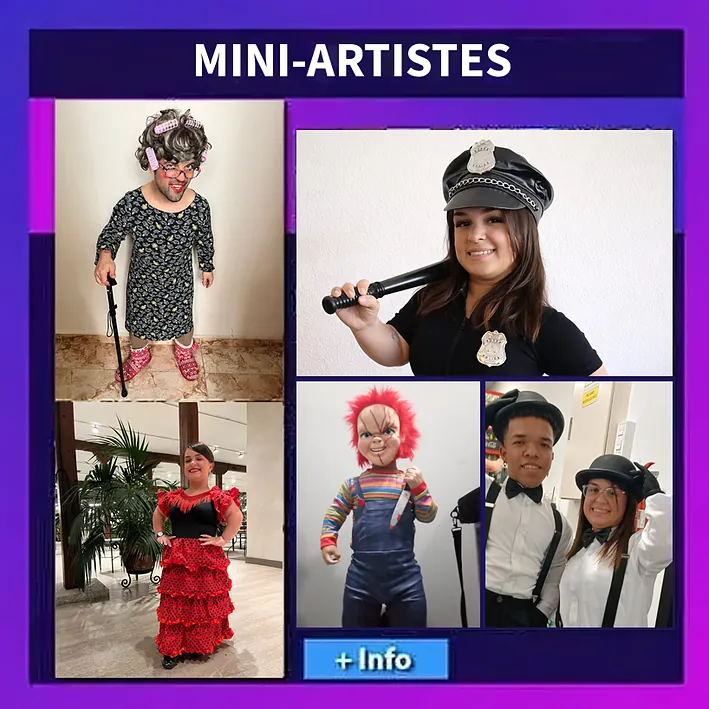 Mini-artistes pour animations privées