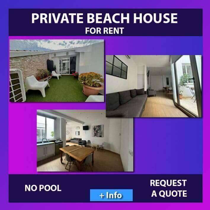 Vivenda/chalet para alugar em Valência para grupos, junto à praia (ideal para fins de semana)