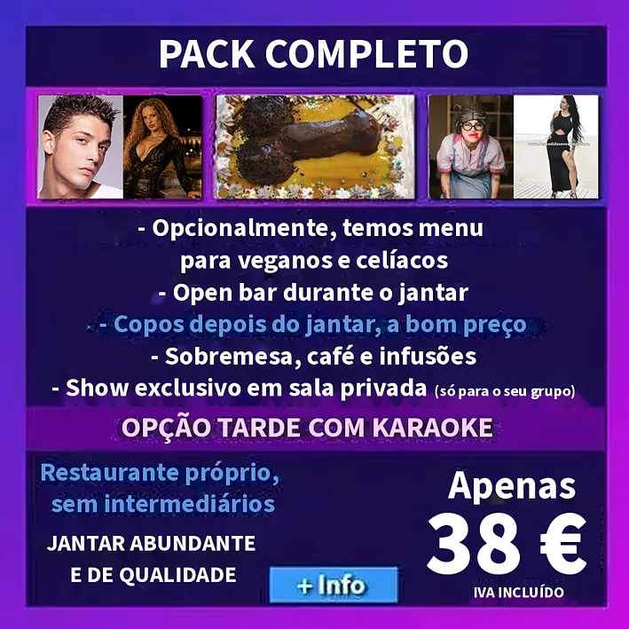 Despedida de solteira em Valência com jantar e show privado em sala reservada