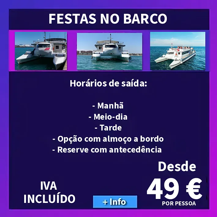 Festa no barco em catamarã em Valência com música e bom ambiente para despedidas