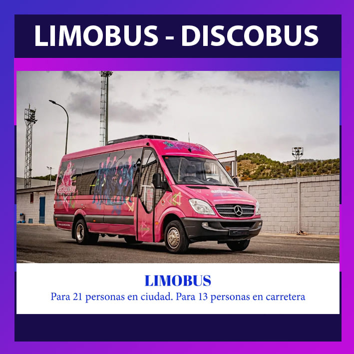 Limobus Discobus 21 plazas estilo Party Bus