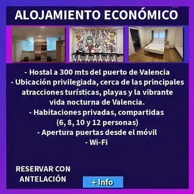 Dónde dormir en vuestra despedida mixta Alojamiento económico en Valencia para dormir todo el grupo de la despedida mixta