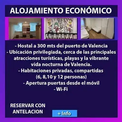 Alojamiento económico para despedidas con habitaciones grandes para grupos