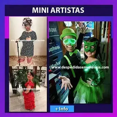 Enanos y enanas para despedidas, cumpleaños y fiestas privadas con animación divertida