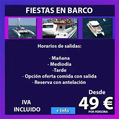 Fiestas en catamarán para despedidas con salidas los sábados en Valencia