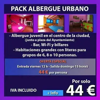 Albergue urbano en Valencia para grupos y fines de semana de despedida